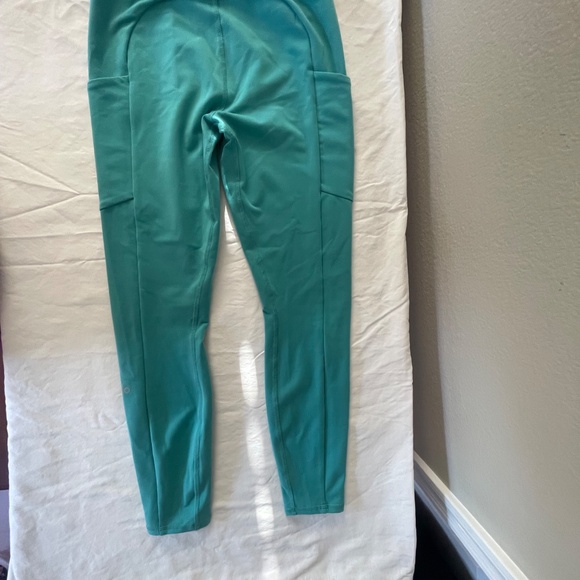 ALO Yoga High Waist Checkpoint Legging Ocean Teal Sz S - Picture 4 of 10